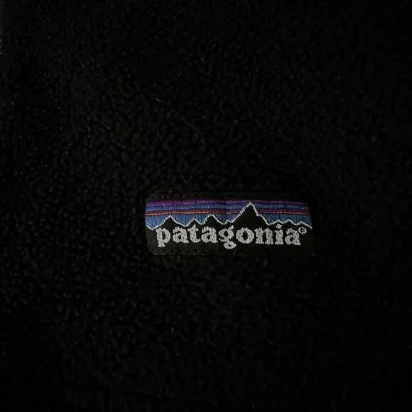 Patagonia Men's Synchilla Marsupial Pullover 1/2 Zip Black Fleece Sweater M - Picture 15 of 15